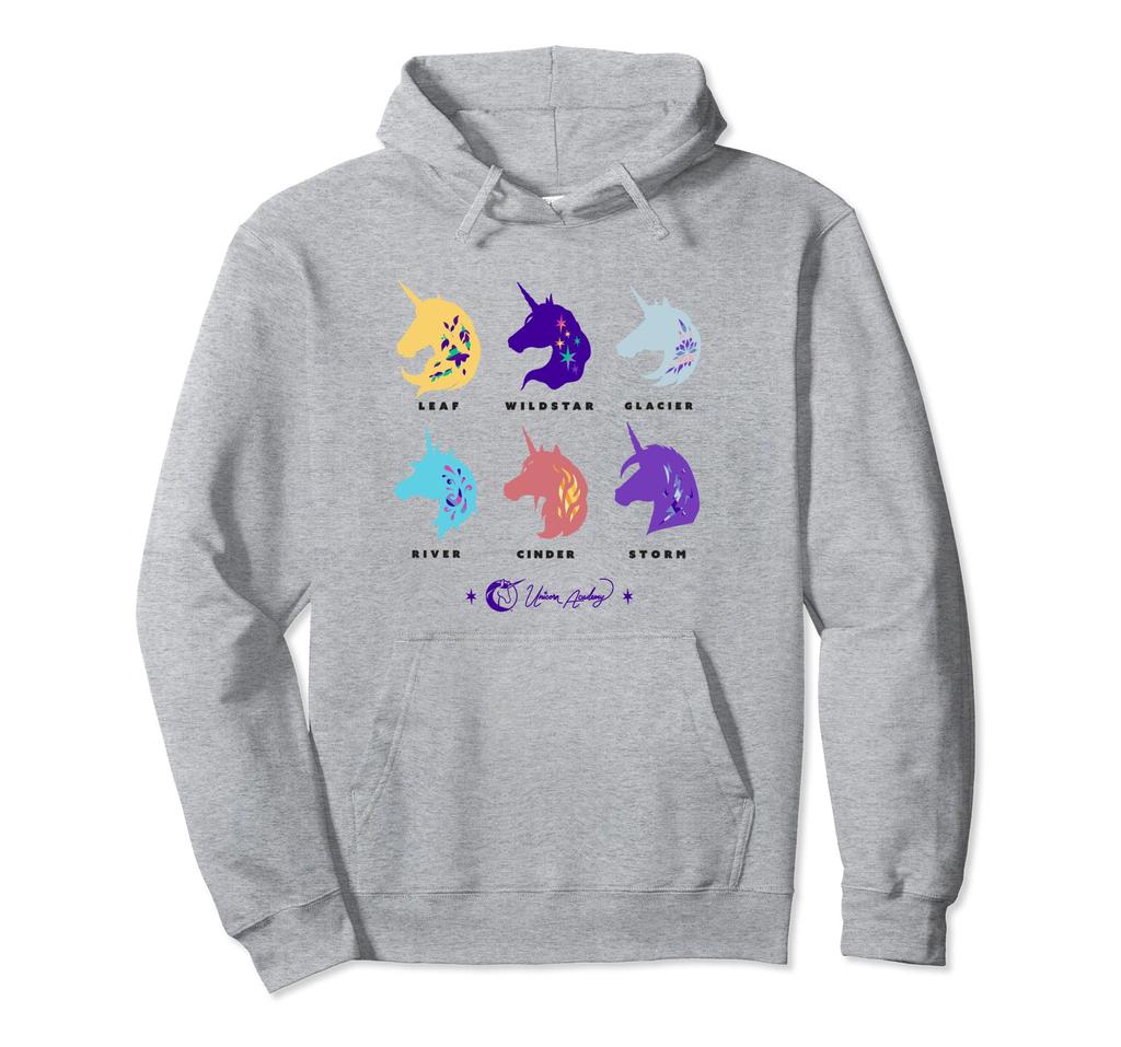 Unicorn Academy Unicorn Silhouette Graphic Hoodie