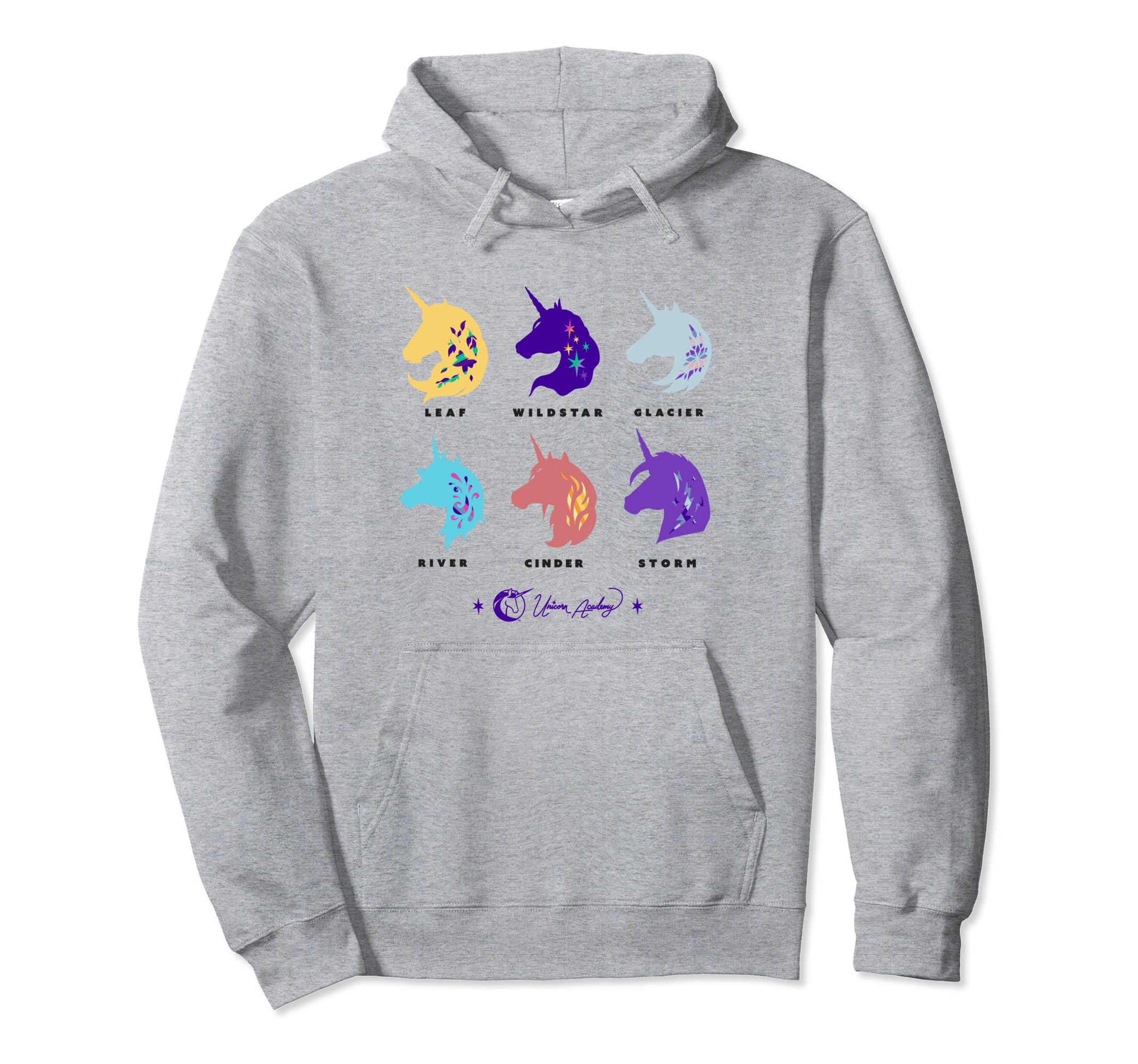 

Unicorn Academy Unicorn Silhouette Graphic Hoodie
