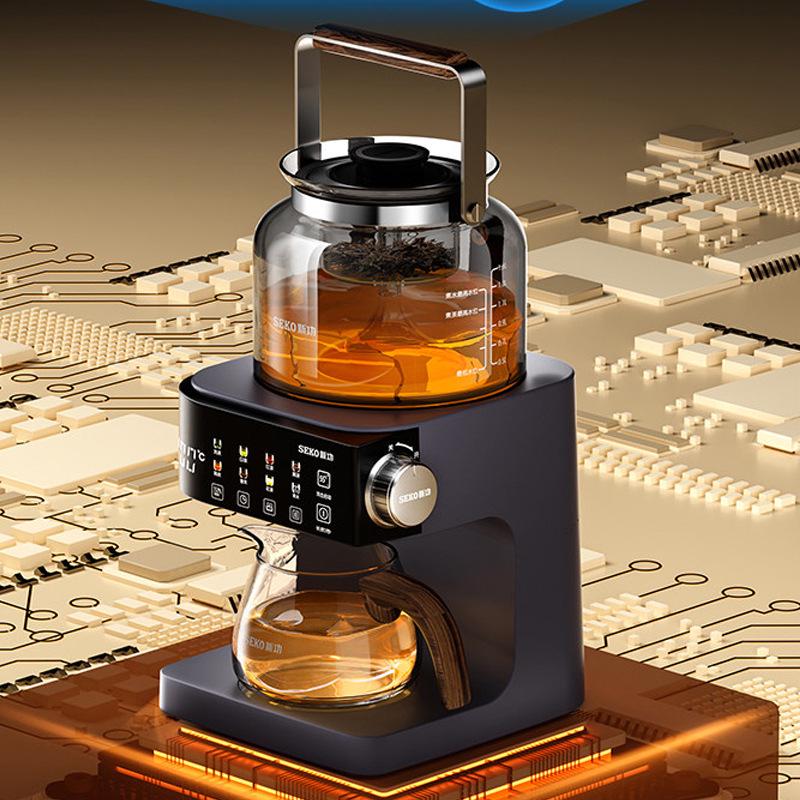 Automatic Tea Maker with Heat Preservation, Constant Temperature, Spray Brewing & Water Refill - 1.3L A6 Essence Extraction