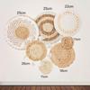 3/4/7pcs Bohemian Style Wall Basket Set Hanging Wall Basket Decoration Bohemian Style Wall Decoration Environmental Round Art