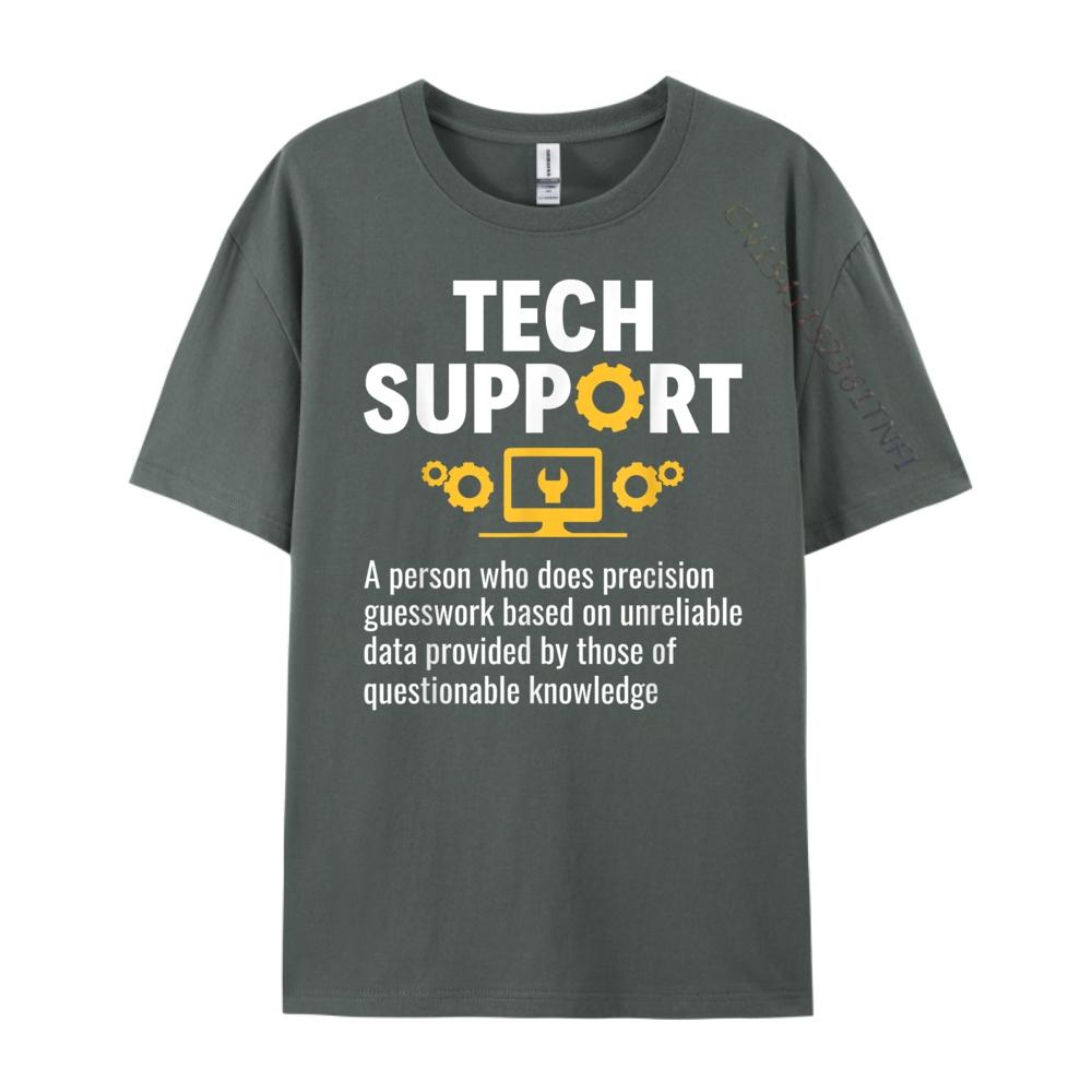 Lustige Tech-Support-Definition Sysadmin Tech-Support Nerd Kleidung Frühling Langarm-T-Shirt Herren Gothic-Stil