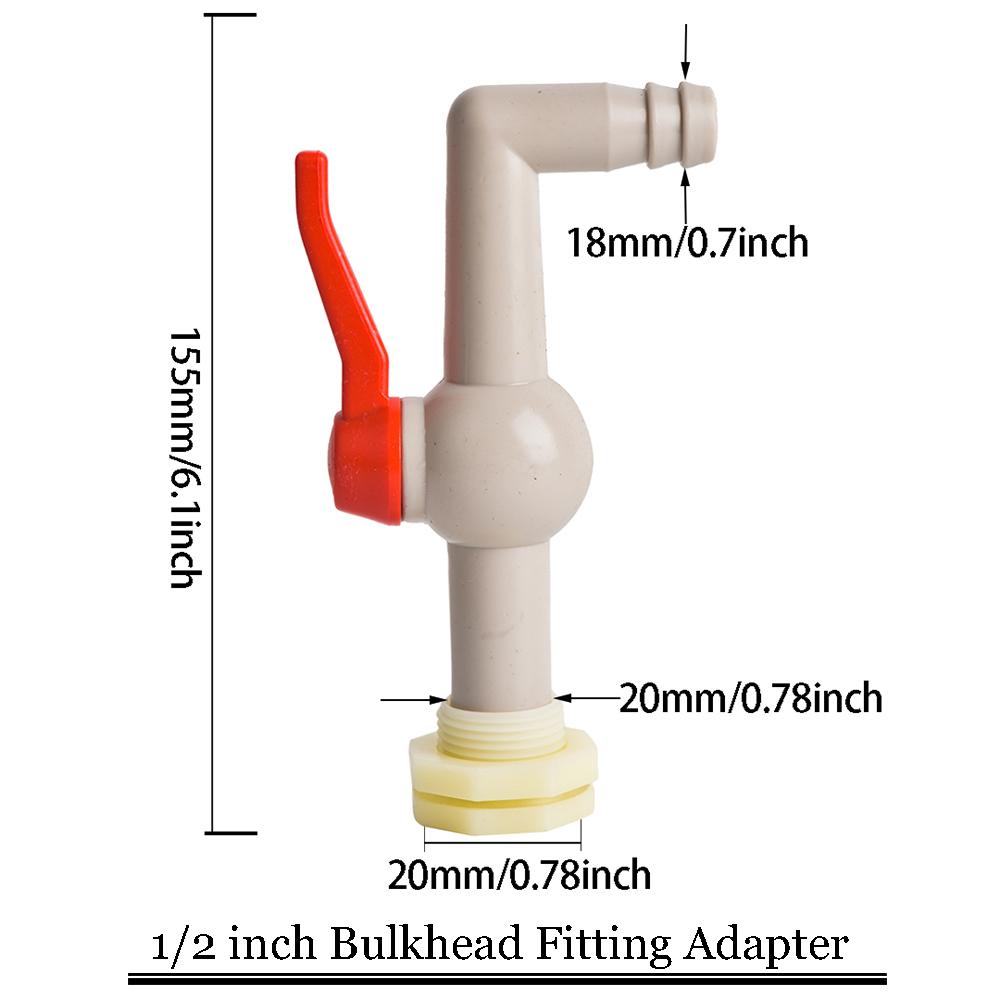 IBC Faucet Adapter S60 Quick Connector Hose Valve Connector For 1000 liter Ton Bucket Faucet Alloy Accessory