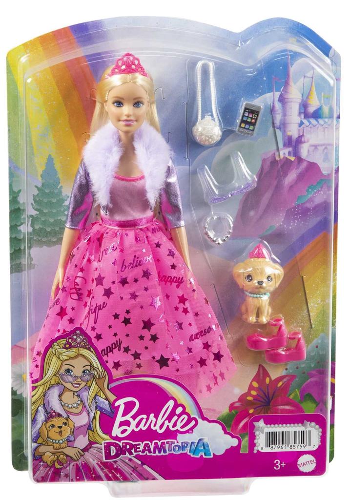 Barbie Princess Adventure Barbie Pet Doll Care GML76 [Accessories, Included] [Dress-Up Set]