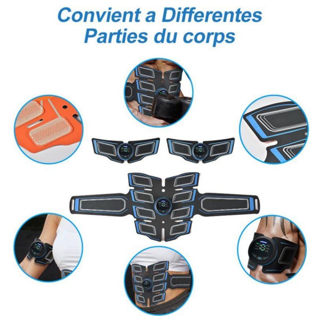 Fitness Belt Abs Stimulator Muscle Training Fitness Workout Equipment Ab Core Toner Belt for Abdominal/Arm/Leg For Home Use