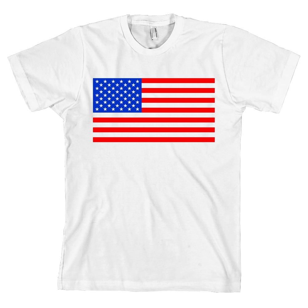 USA Flag Bella + Canvas T Shirt Merica American Tee QUALITY & SOFT NEW WITH TAGS S разноцветный