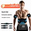 EMS Abdominal Muscle Metal Sheet Belt - Fitness & Fat Burning Exercise Device