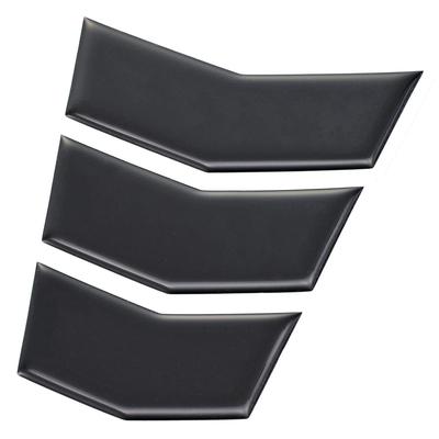 Daytona Tampon de Réservoir de Moto Protection Anti-Rayures 94873 Autocollants, Ensemble de 3 Pièces, Grand, Noir,