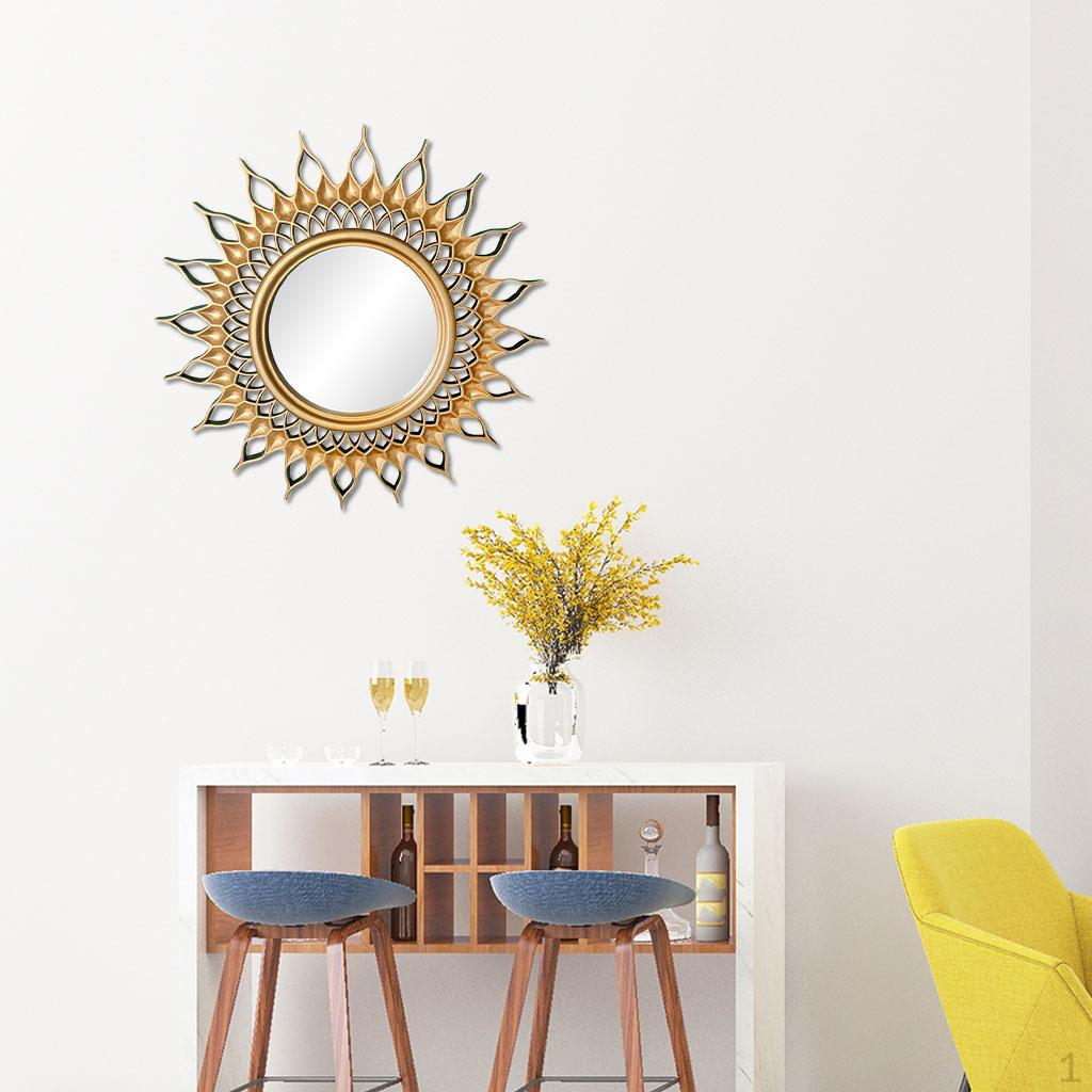 

Декоративное подвесное настенное зеркало — маленькое винтажное, легко монтируется — идеально подходит для ванной комнаты, C