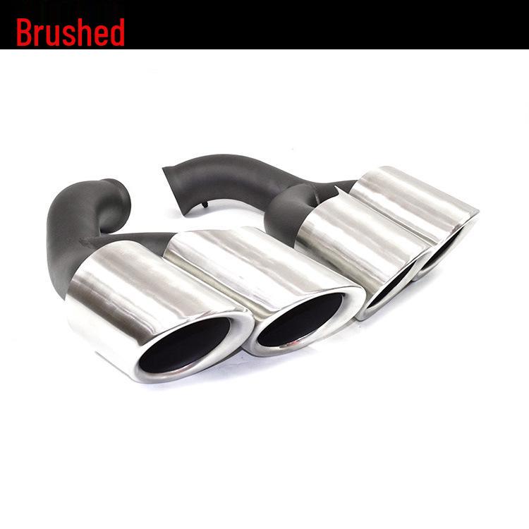 

Двухслойный патрубок выхлопной системы Porsche Cayenne GTS Titanium Black/Silver для моделей 2015-2017 годов