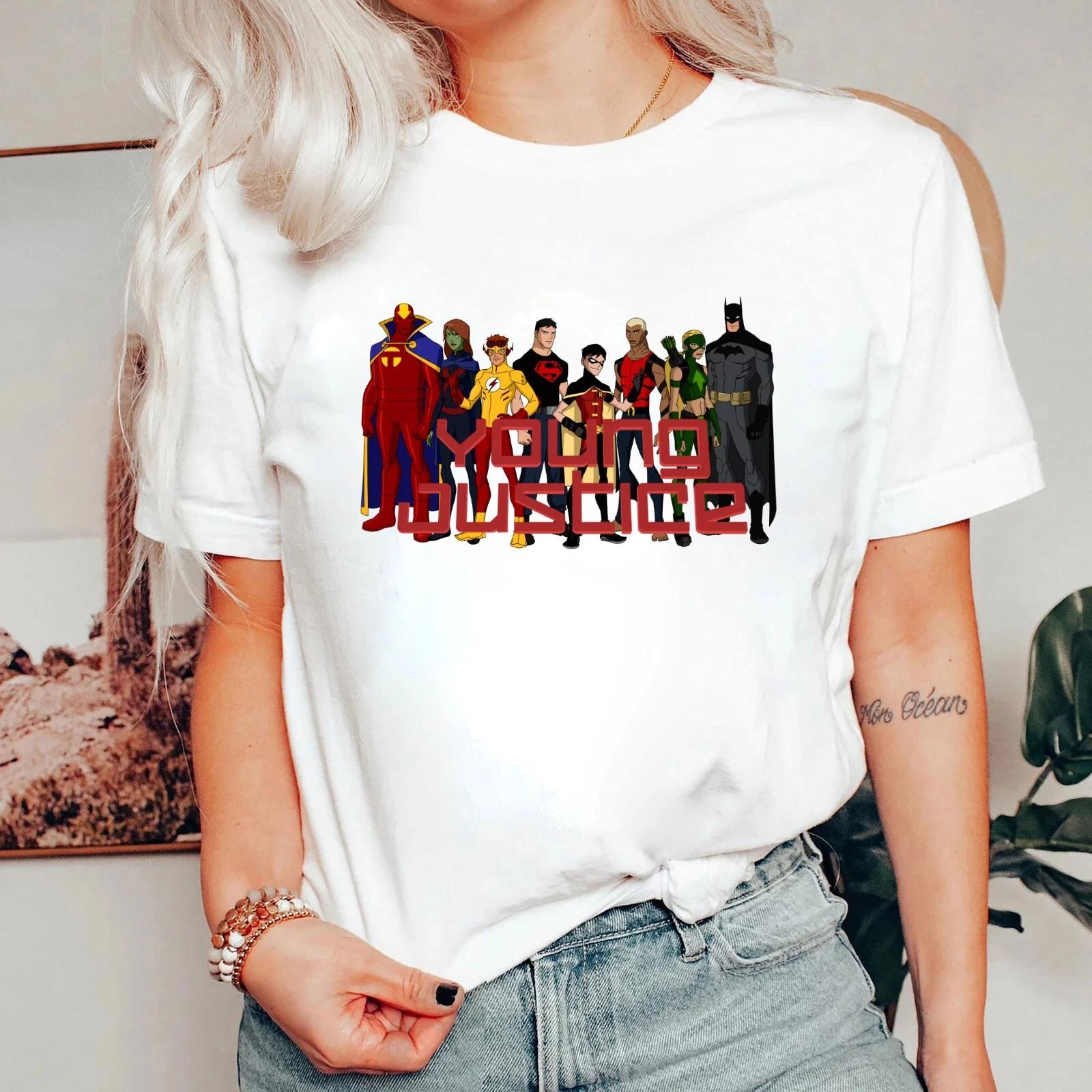 Personalised T-shirt, Custome design gift for man women tee , Young justice S