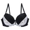 Sexy women's bras gather and adjust lace print color matching underwear, large size underwear bra