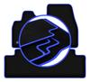 CARLUX-BLUE Car Mats For: Ford Mustang Mach-e 0 (2020-)