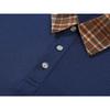 2026 Summer New Splicing Design Men's Business Casual Short Sleeve Polo Shirt Breathable and Versatile