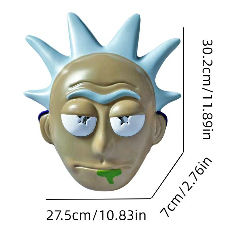 Lustige Rick-und-Morty-Professor-PVC-Maske für Halloween-Cosplay