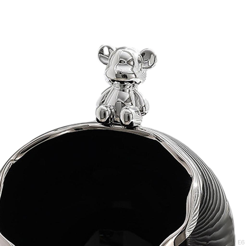 Bear Figure Storage Box Statue Sundries Container Ornament Gift Animal Sculpture Key