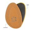 Shock-Absorbing Latex Cowhide Forefoot Pads for High Heels - Unisex, Anti-Wear, Thickened Sports Half-Pads