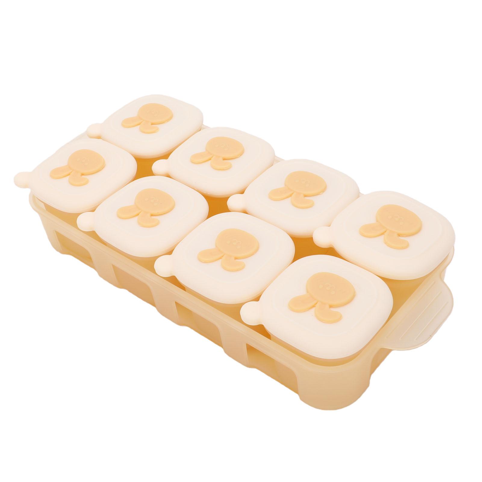 Infant Food Freezer Tray Reusable Silicone Kid Food Storage Container Ice Cube Freezer Mold for Homemade Purees