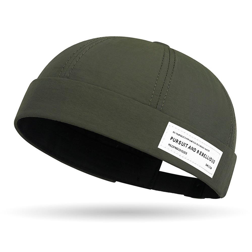 Versatile Unisex Sun Hat Rolled Cuff Harbour Hat Street Lightweight Newsboy Cap  for Men