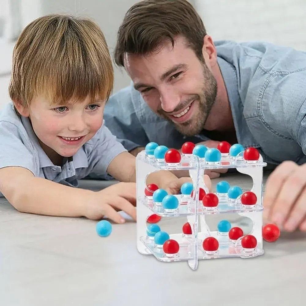 3D 3D TIC-TAC-TOE Game Table Games Montessori Puzzle Table Game  Parent Child Interaction