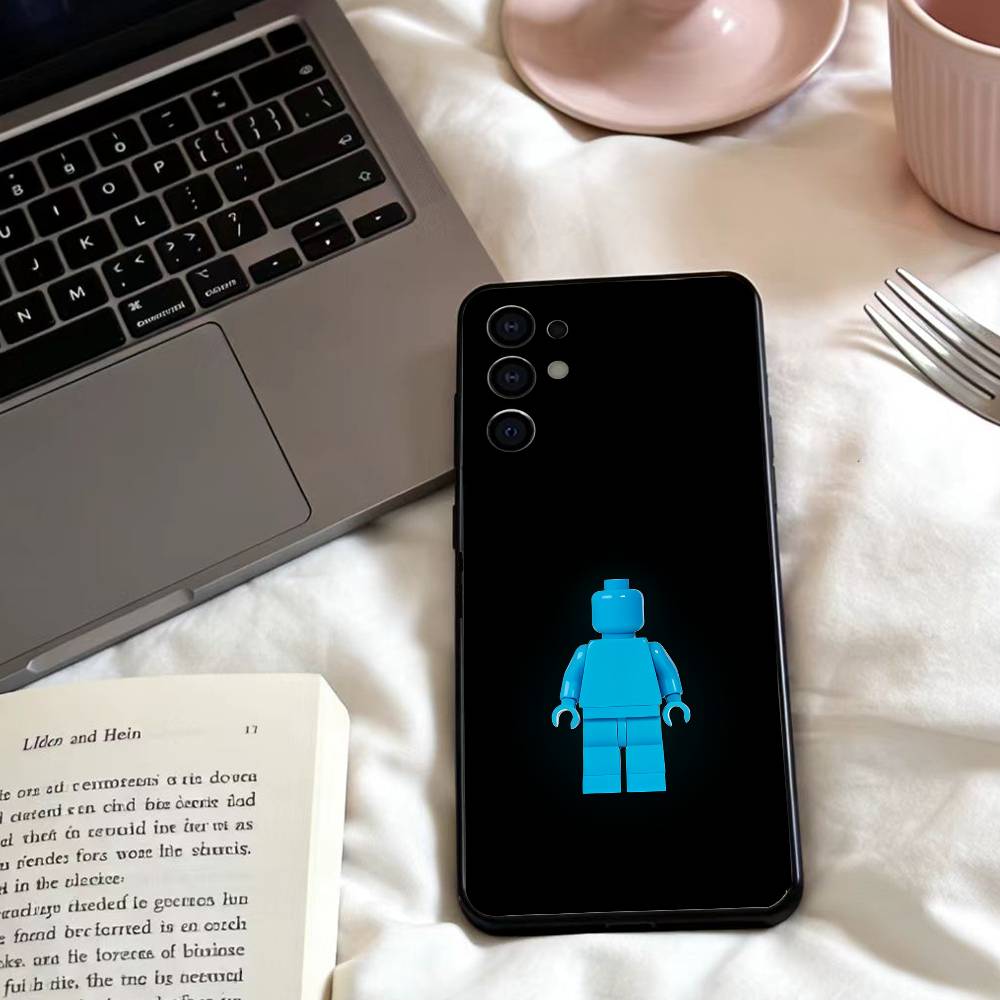 Fluorescent iridescent couple patterns Phone Case For Samsung S25,24,23,22,30,21,10,9,Ultra,Plus,Lite,FE,4,5 G Soft Black Case