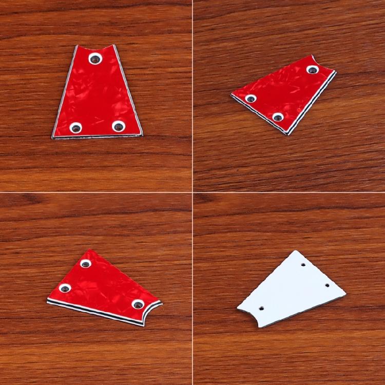 Professional Triangular Core Cover 3 Holes Metal Guitar Adjustment Rod Covers