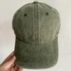 Vintage Distressed Dad Hat with Embroidered Logo – Soft Brim, Flat Bill Baseball Cap