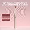 Electric Toothbrush Adult Couple Level 8 Waterresistant Soft Hair Handy Traveling Electric Toothbrush 2 Brushes