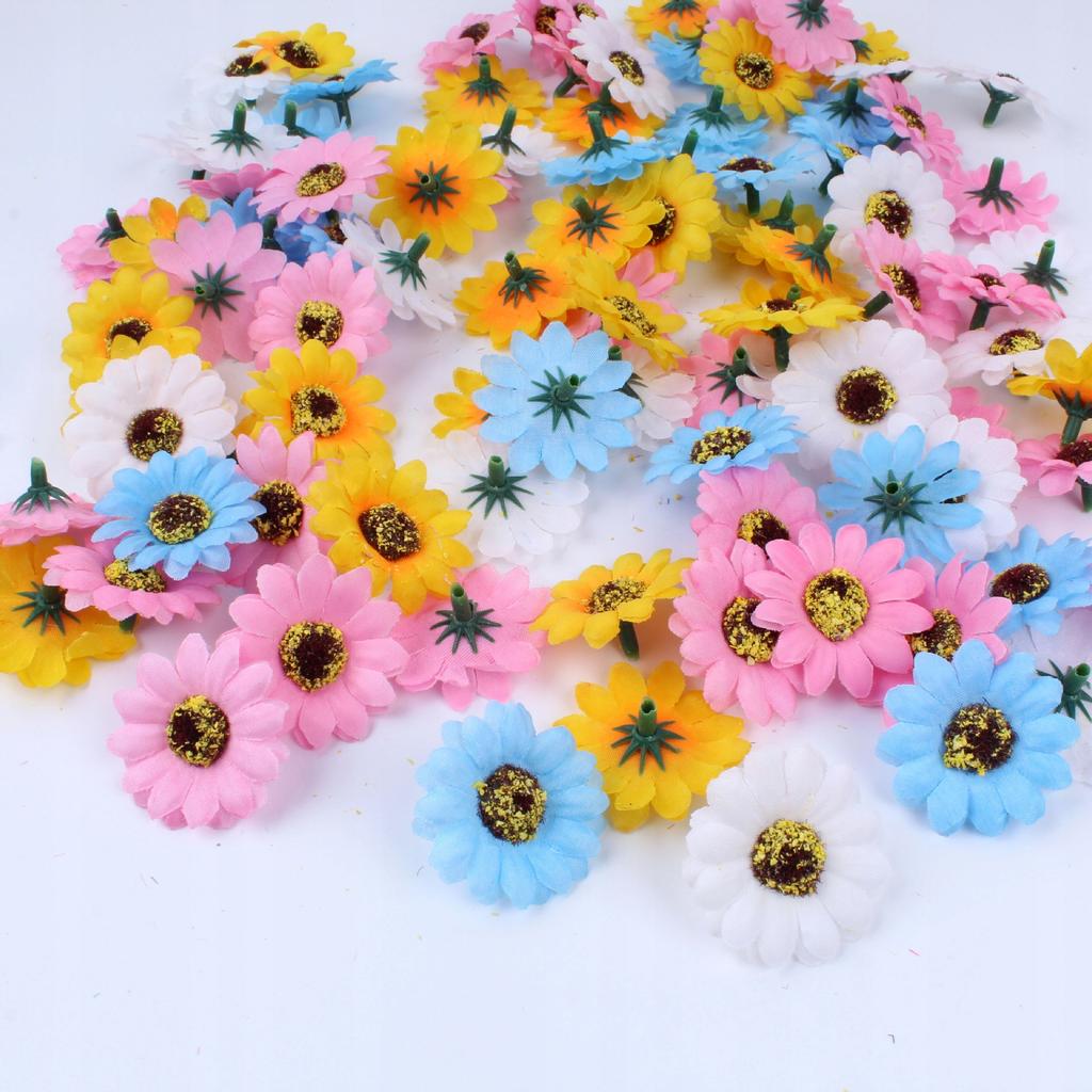 Colorful Fabric Flowers Diy Handicraft Pieces