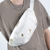 Jordan Sports Trend Mesh Design Snake Pattern High-Quality Basic Crossbody Waist Bag Unisex bags White JD2133015GS-002