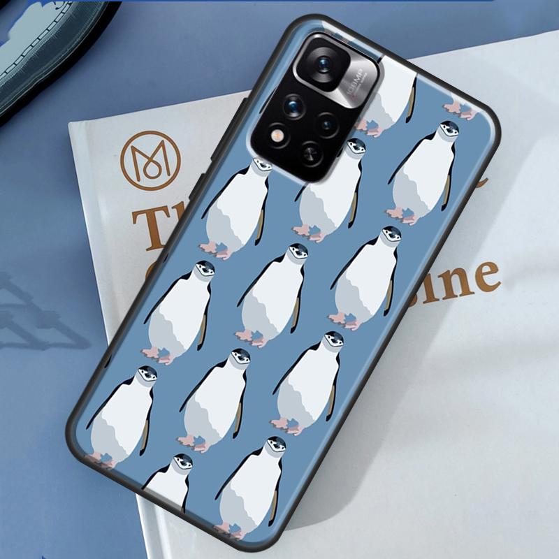 Cartoon Penguin Case For Xiaomi Redmi Note 13 12 11 9 10 14 Pro 9S 10S 11S 12S Redmi 14C 10C 12C 13C Cover