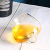 Rotating Irregular Whiskey Wine Glass Transparent Whiskey Liquor Glasses Cognac Glasses Cup  Beer