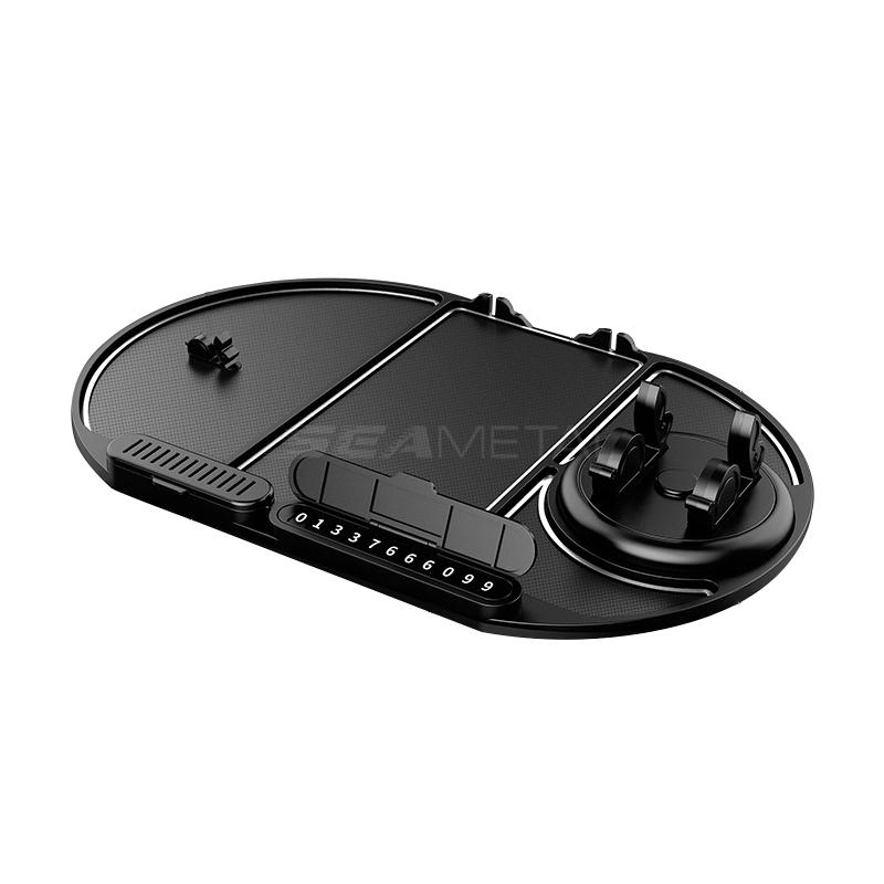 

Противоскользящий коврик для приборной панели автомобиля SEAMETAL, держатель для телефона, опорная рамка, многофункциональная нескользящая подкладка, очки для номерного знака телефона 1 pc