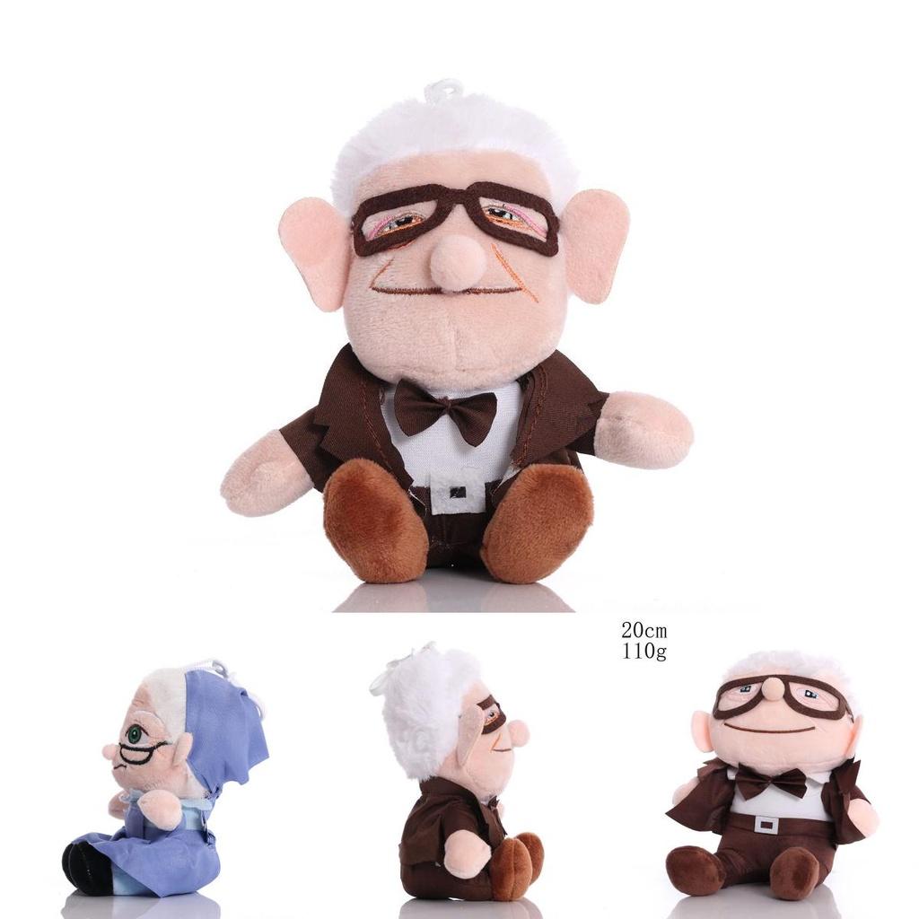 Adorable 8in Up Grandpa Cane Frederickson Plush Toy Cartoon Stuffed Doll