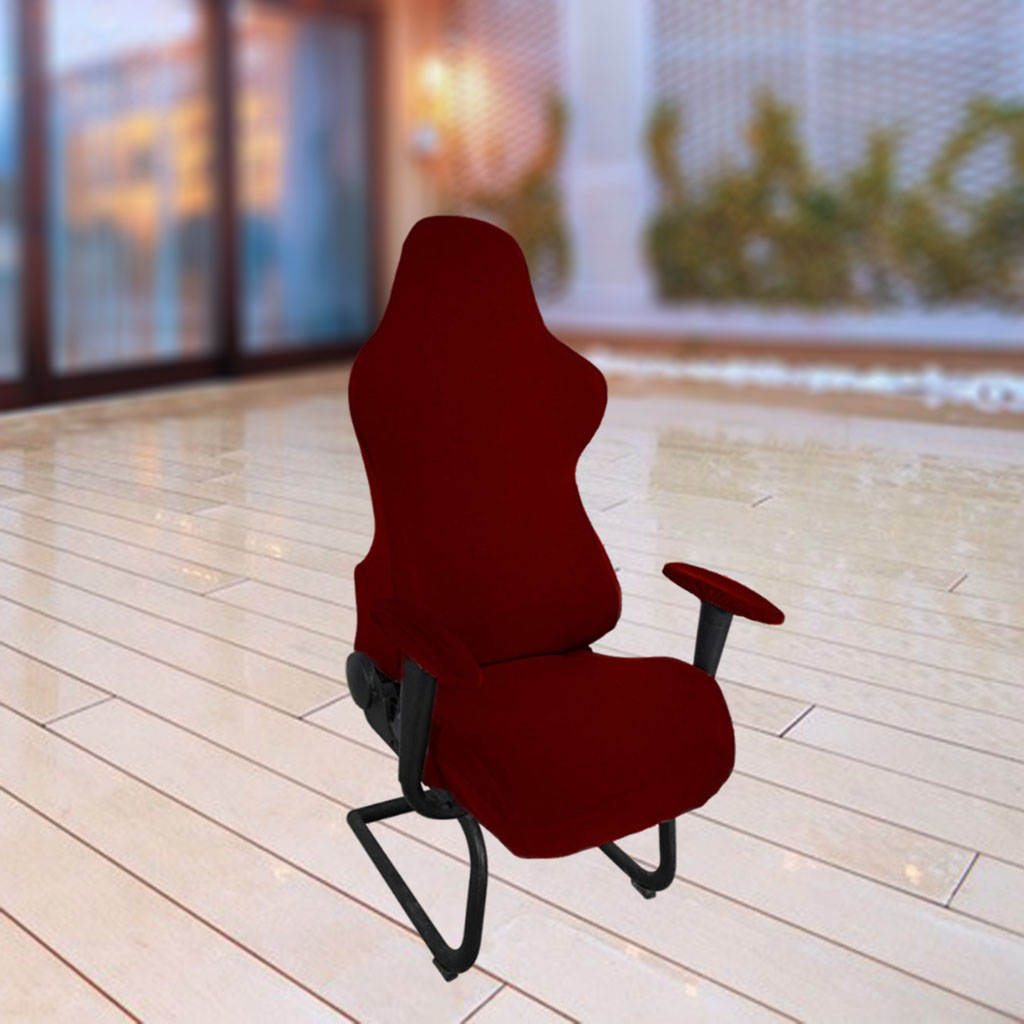 Gaming Chair Cover Polyester Universal Arm Rest Cover for Reclining Racing Gaming Chair