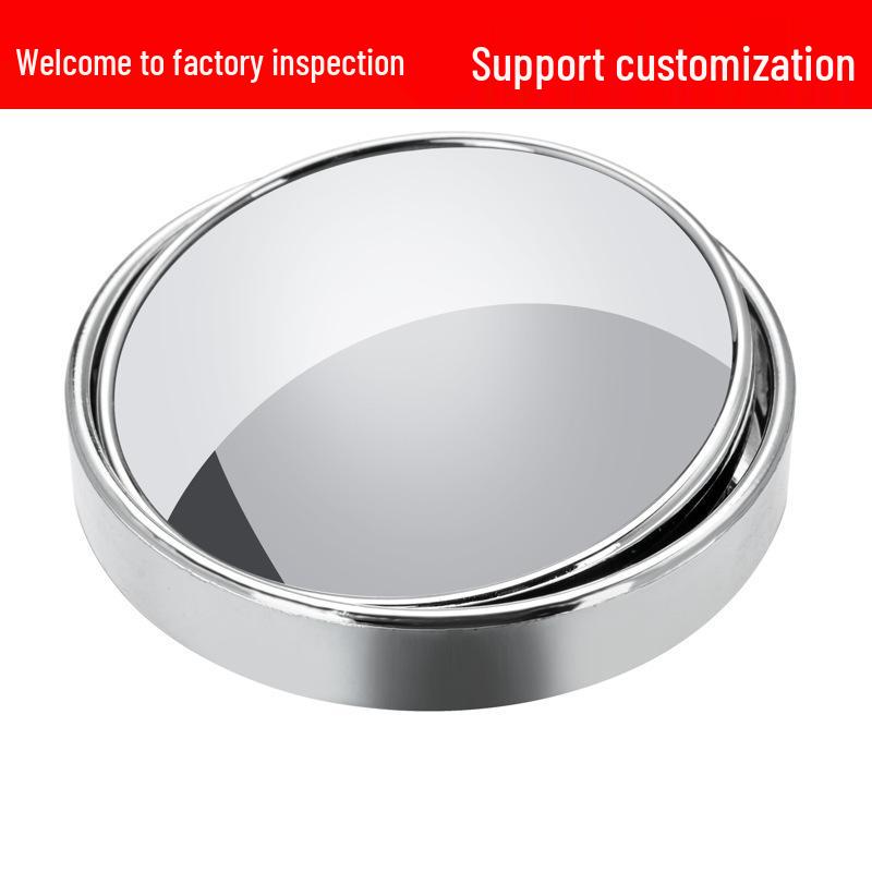 360° Rotating Adhesive Rearview Blind Spot Mirrors (Set of 2) for Enhanced Car Field of View