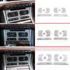 Für Jaguar XF 2012-2015 Aluminium Auto Mittelkonsole Klimaanlage Multimedia Tastenabdeckung Aufkleber Innenzubehör