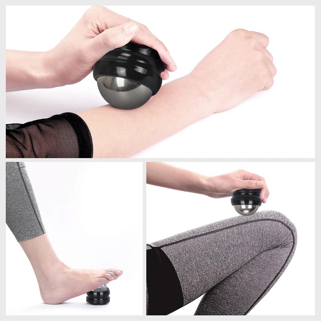 Toplive Massage Hot and Cold Stretching Roller Ball for Trigger Myofascial Soles of and Cold Stretch Relaxation Ball, Points, Release, Feet, Thighs,