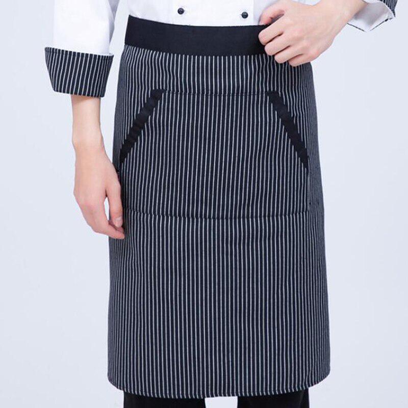 Chef Work Apron Restaurant Catering Kitchen Housework Cleaning Supplies Half Waist