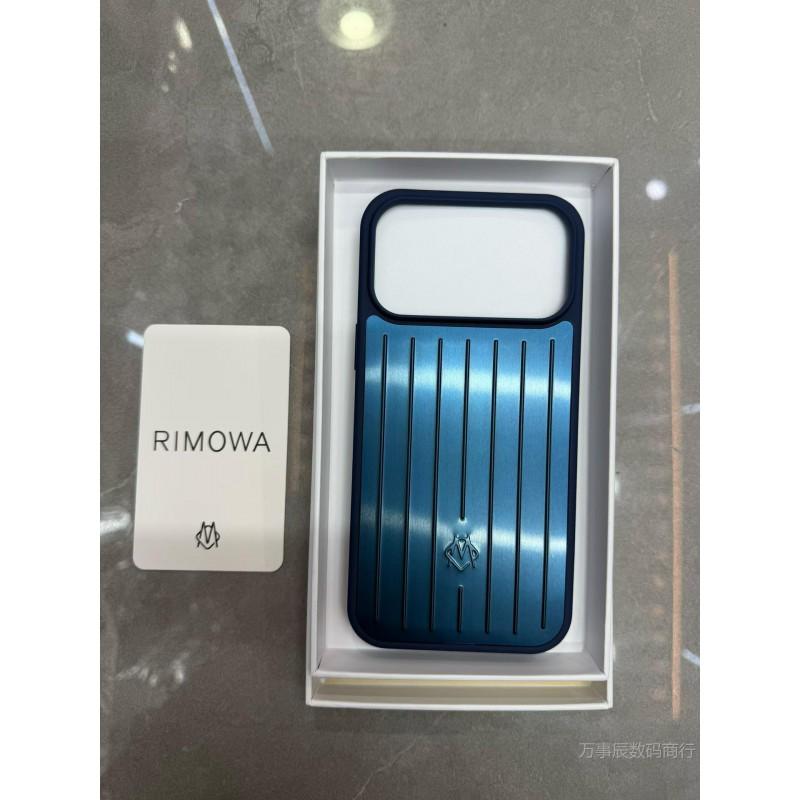 כיסוי טלפון מסגסוגת אלומיניום RIMOWA לאייפון 18 פרו מקס 17, כיסוי מגן מט נגד טביעות אצבע