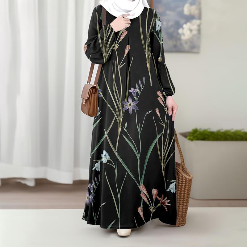 

Мусульманские женские платья, свободного кроя, подходят для повседневной носки и праздничных мероприятий, подходят для Ид, новинка 2025 5XL золотой