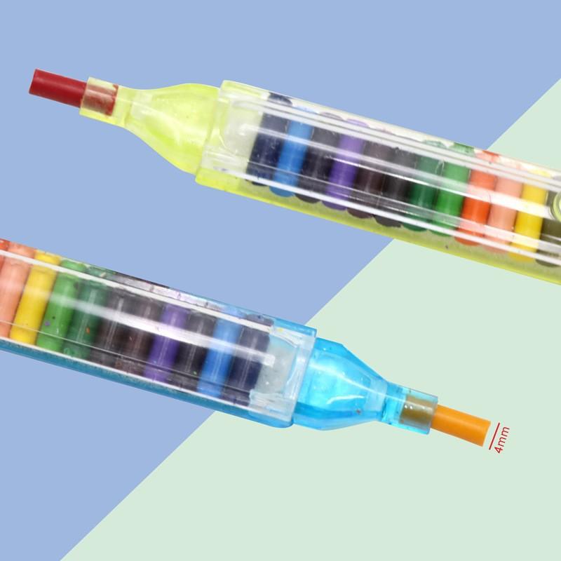 20colors Crayon Student Drawing Color Pencil Multicolor Art Kawaii Writing Pen for Kids Gift School Stationery Supplies