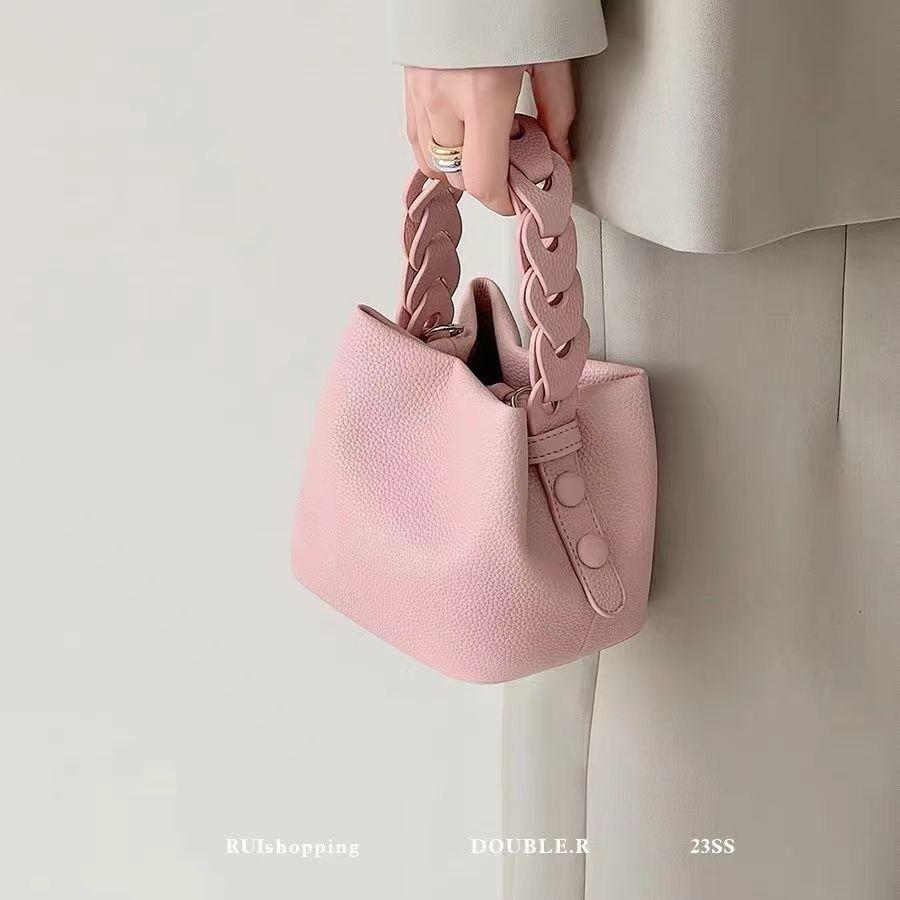 Ielgy Ladies Portable One-Shoulder Messenger Bucket Bag