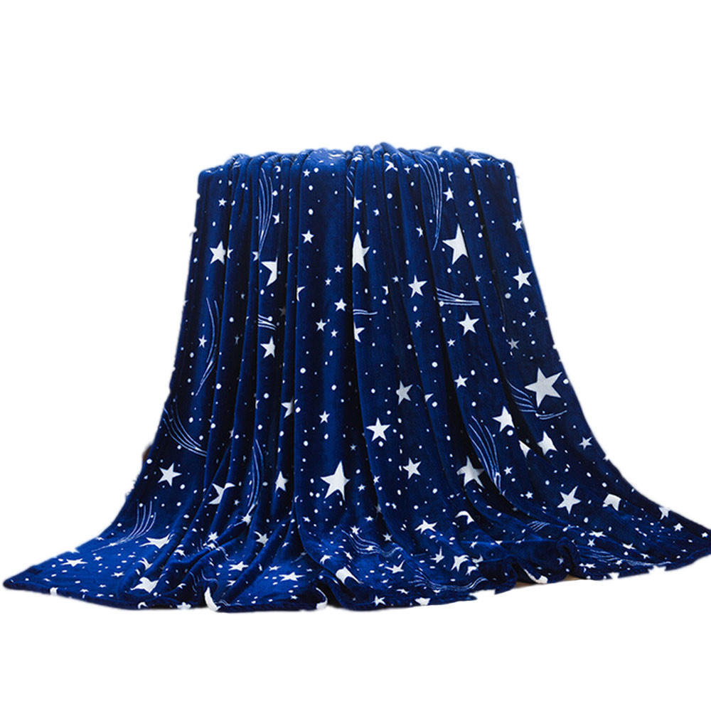 BB-Super Soft Warm Solid Micro Plush Fleece Blanket Throw Rug Sofa Bedding