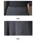 Autumn/Winter 2025 Pleated Midi Skirt - 100% Cashmere, Slimming, Solid Color, Versatile and Stylish.