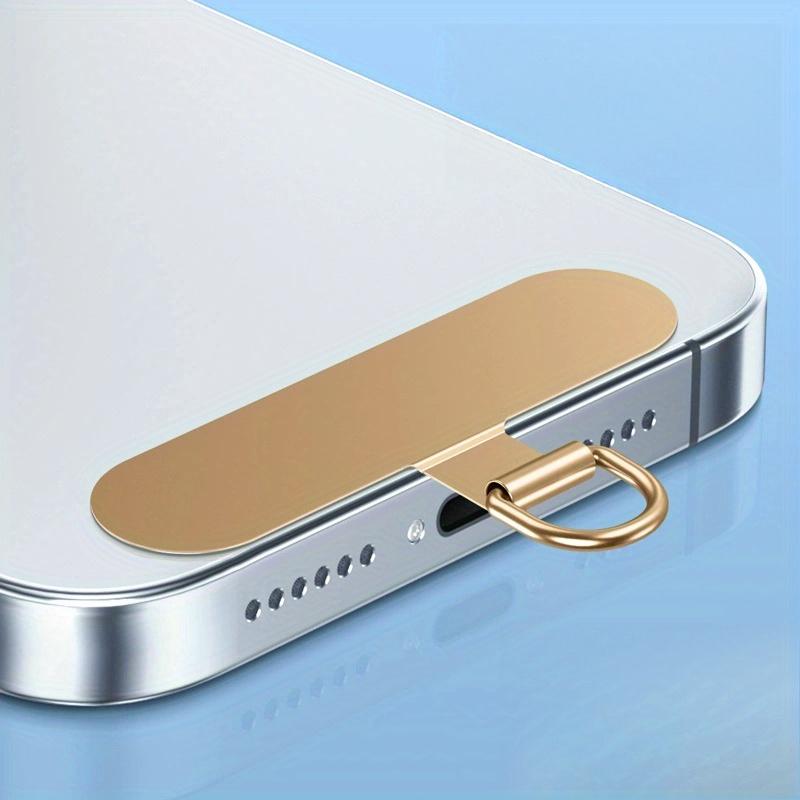 1pcs Universal Metal Mobile Phone Lanyard Shim Ultra-Thin Stainless Steel Fixed Cellphone Lanyard Link Accessories
