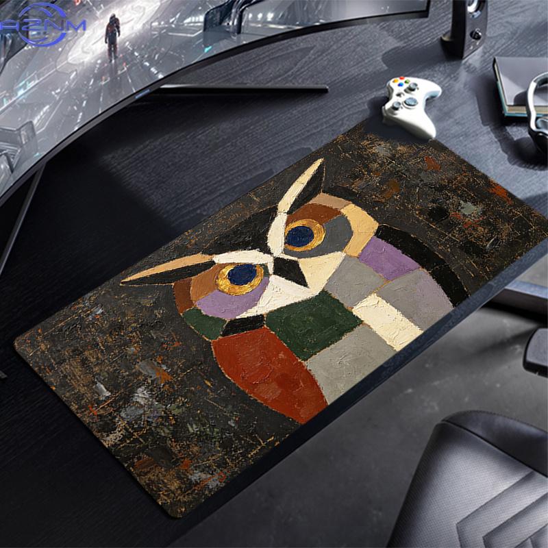 Mouse Pad Abstract Oil Painting Large Xxl Pc Desk Mat Gamer Office Carpet Keyboard Table Gaming Accessories Mousepad