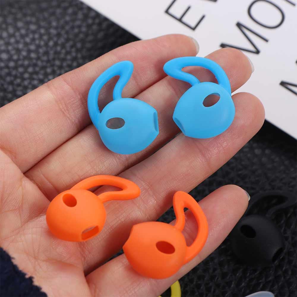 1 Pair Prevent Falling Off Earphone Holder Anti Drop Silicone Earbud Covers Headphone Sleeve   Yoga