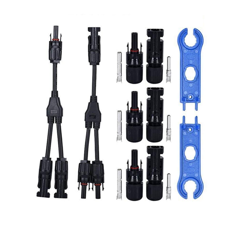 Solar connector with wrench 1000Vphotovoltaic connector solar panel branch cable