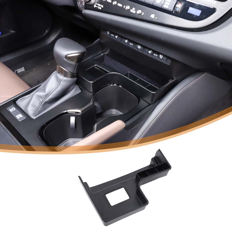 ABS Black For Lexus ES 2026-2026 Car Center Console Front Gear Storage Box Multifunctional Phone Tray Car Interior Accessories