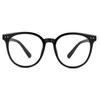 1215 Latest Blue Light Blocking Prescription Optical Frame Round Retro Glasses TR90 Frame -0.5 -0.75 -1.0 -2.0 To -6.0